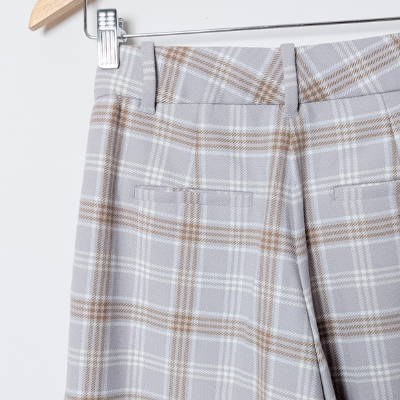ARITZIA WILFRED Effortless Pants Plaid Purple 0 - Picture 13 of 16